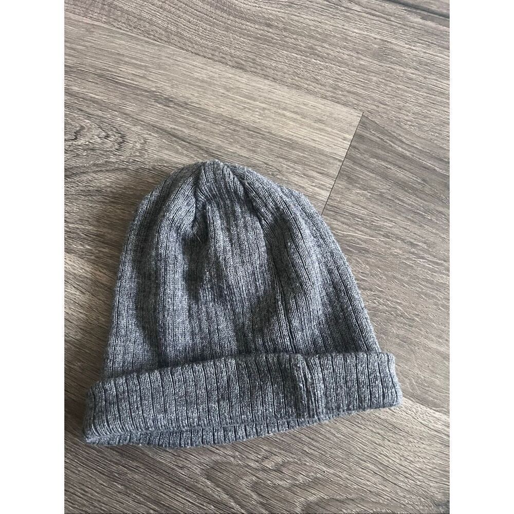 BULA GRAY MERINO WOOL STRETCH CUFFED BEANIE HAT MEN'S WOMEN'S ONE SIZE OS - Picture 2 of 4